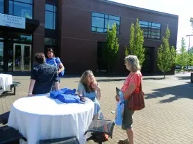 Suzanne Paola at the author book signing