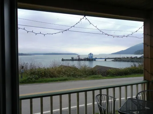 View from Cafe Window on Lummi