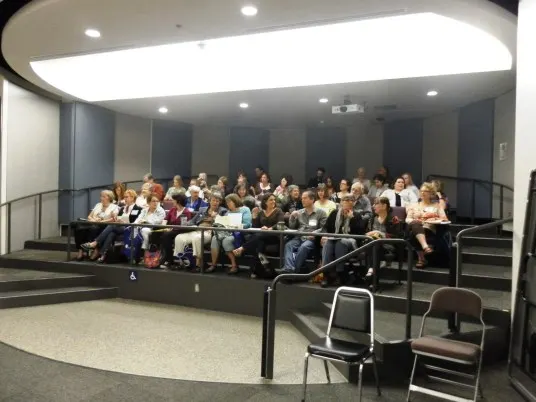 The breakout sessions throughout the day were packed: with writers and fantastic info. Since multiple sessions run at once, the hardest part is picking which ones to attend! 