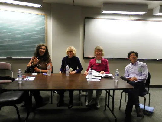 My mission, which I chose to accept, was to host the Agent, Publisher, Marketing Panel literary agents Felicia Eth and Elizabeth Wales, publishing consultant Alice Acheson, and Sasquatch Books publisher Gary Luke. 