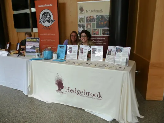 Seattle-based Hedgebrook was on the scene, as was Whatcom Writers and Publishers and a host of local and regional writing organizations. 