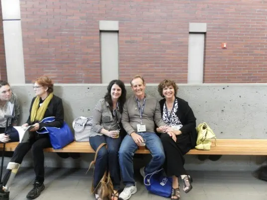 Repeat conference goers all know some of the original team who started this conference. Shandeen Gemanis, Denny Howson, and Linda Howson (the inaugural chair of the conference) spread some smiles around.