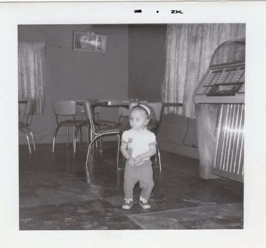 My early training as a barfly has served my writing well. This is 1965 in my dad's tavern in Bruneau ID. Check out the awesome jukebox! Before the place opened in the morning, I would go in and dance to songs on the jukebox.