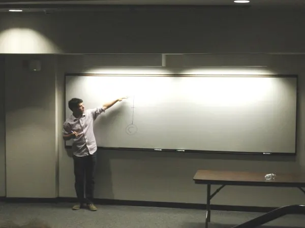 Steven Galloway teaching